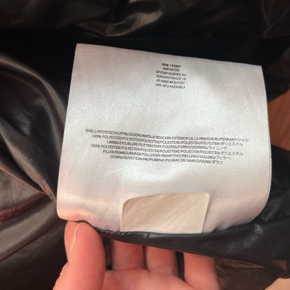 Spyder Hooded Down Vest - Picture 4 of 4